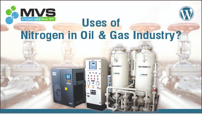 Uses of Nitrogen gas in oil and gas